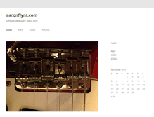 Tablet Screenshot of aaronflynt.com